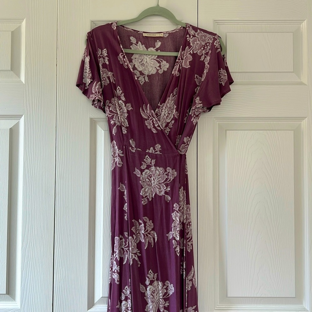 Morning Lavender Full Length Dress
